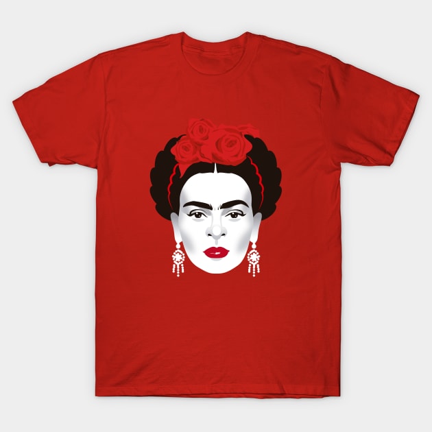 Frida T-Shirt by AlejandroMogolloArt